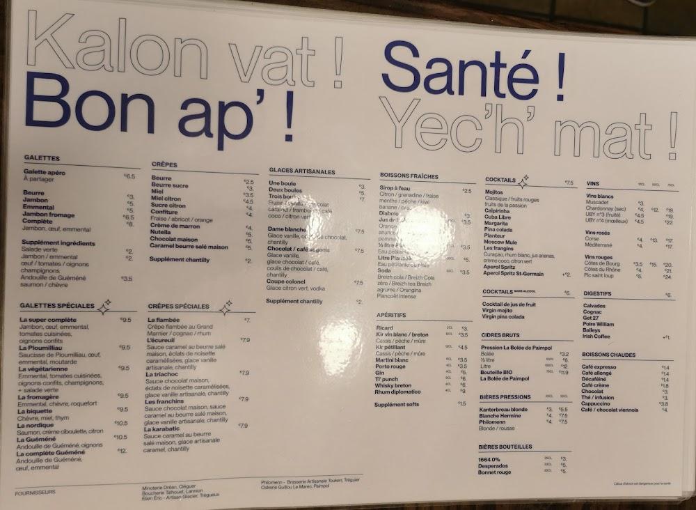 Les Triagoz - Menu Image 3